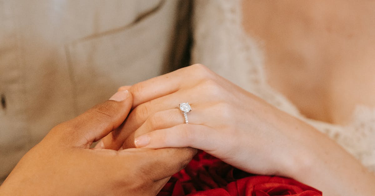Art Nouveau Vintage Princess Cut Engagement Rings